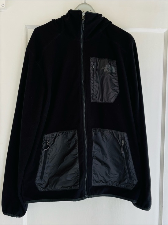 The North Face Other - The North Face Reversible Full Zip Jacket Black Fleece Nylon Men’s Large